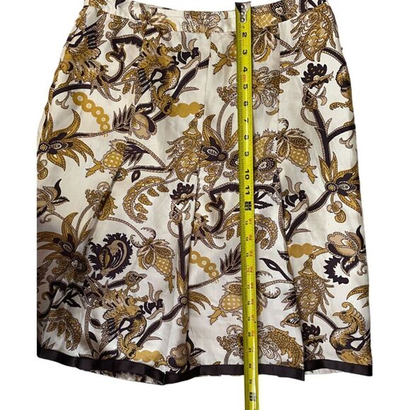 Old Navy Silk Floral Pleated Skirt Size 2 - Picture 6 of 8